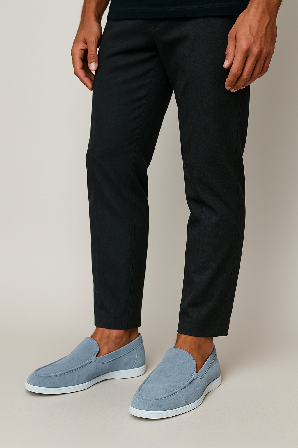 MOOSA - suède loafers