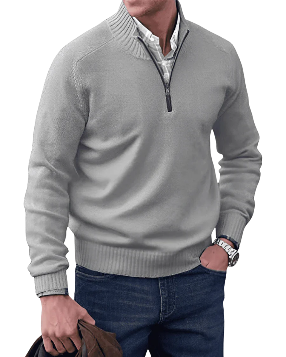 MOOSA - Casual Zip Sweater