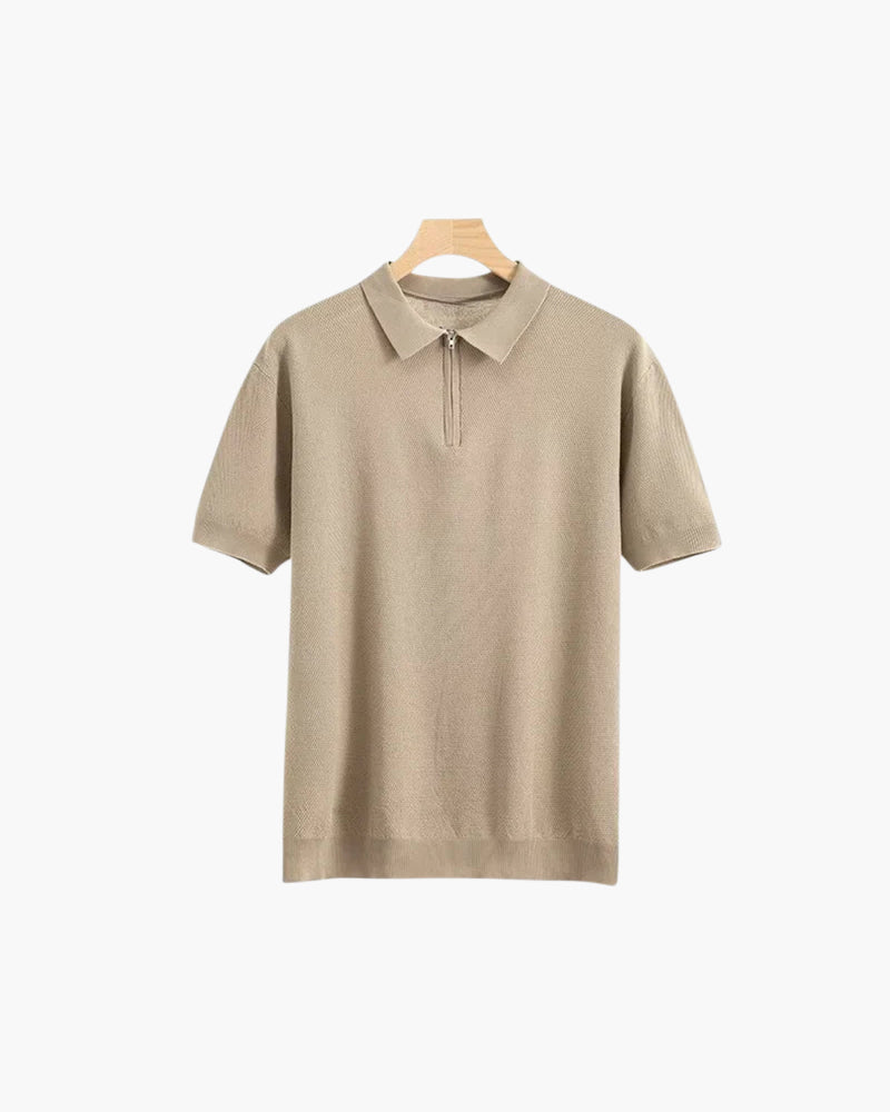 MOOSA - Polo met ritssluiting