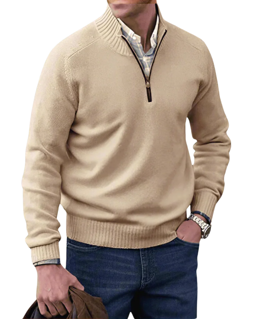 MOOSA - Casual Zip Sweater