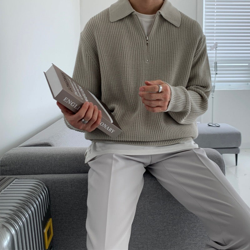 MOOSA - Stijlvol Zip Sweater
