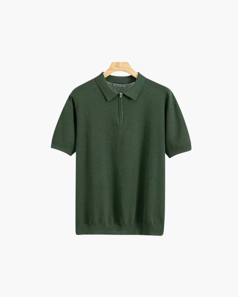 MOOSA - Polo met ritssluiting
