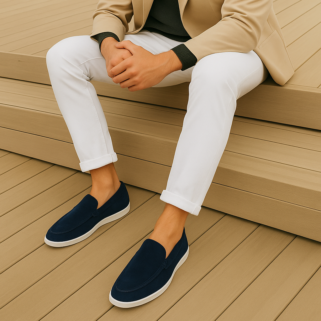 MOOSA - suède loafers