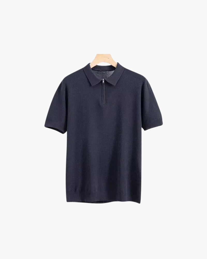 MOOSA - Polo met ritssluiting