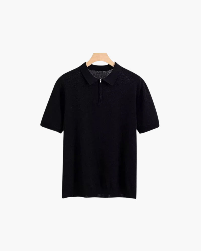 MOOSA - Polo met ritssluiting