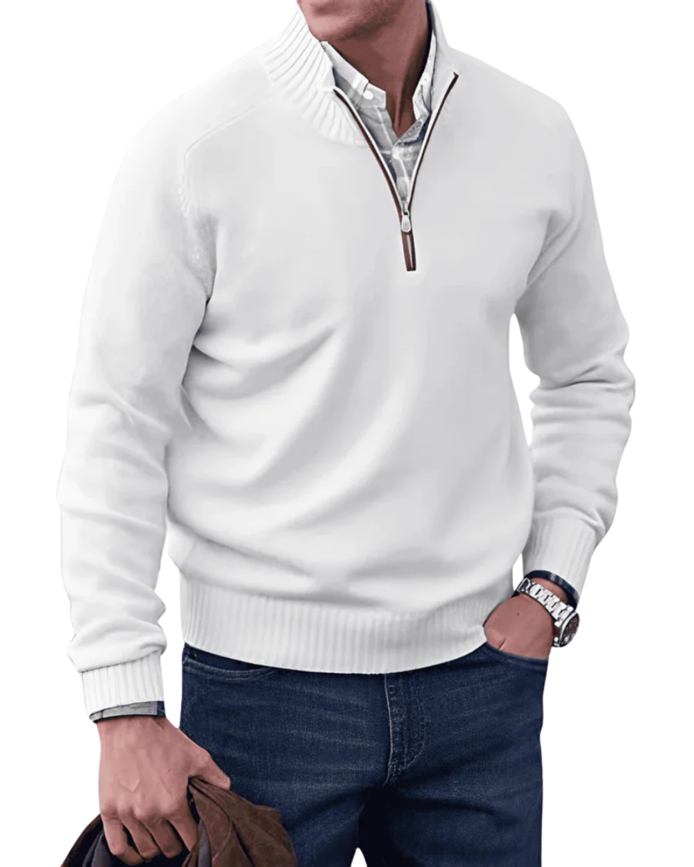 MOOSA - Casual Zip Sweater
