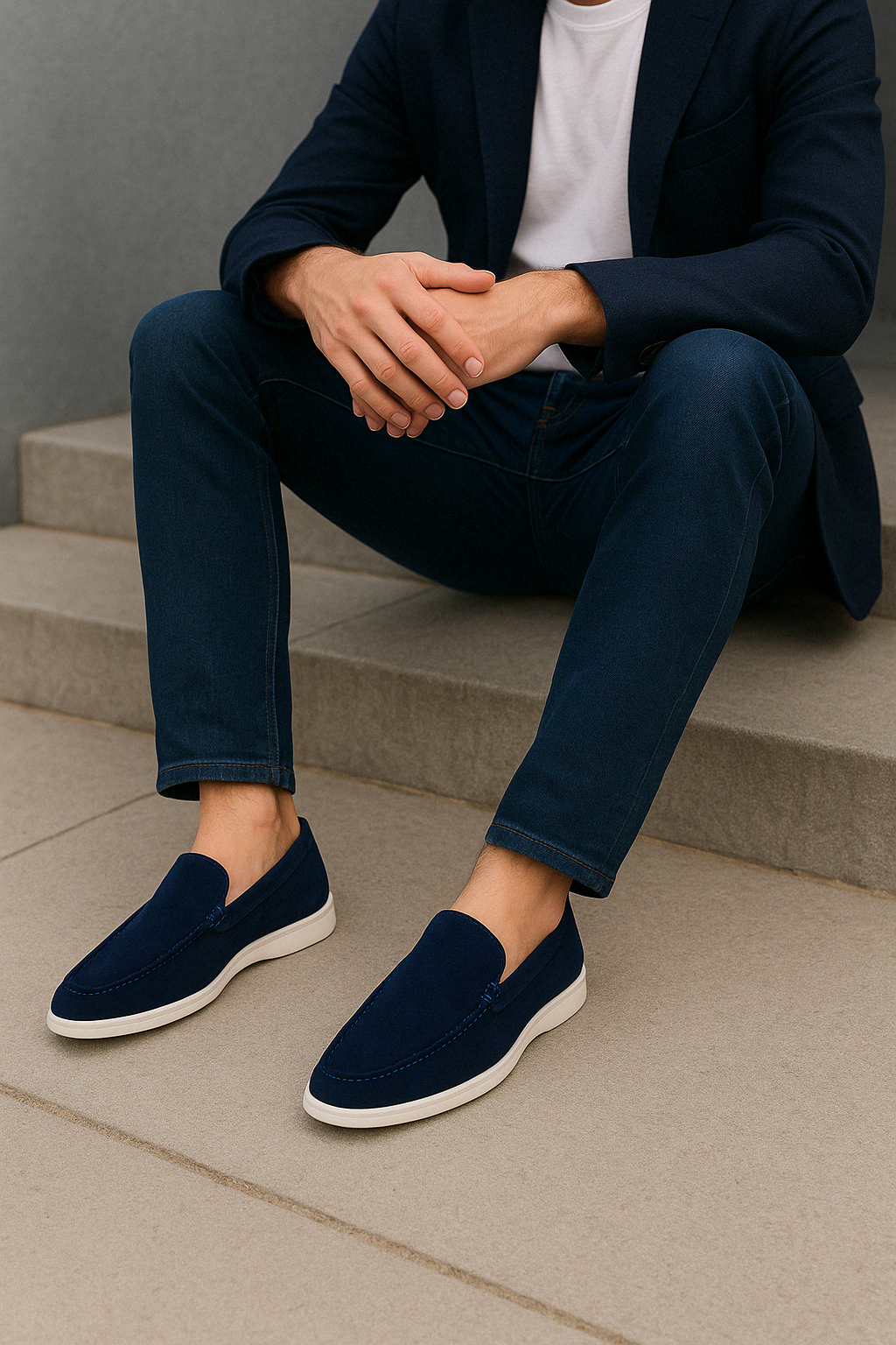 MOOSA - Chique suède loafers