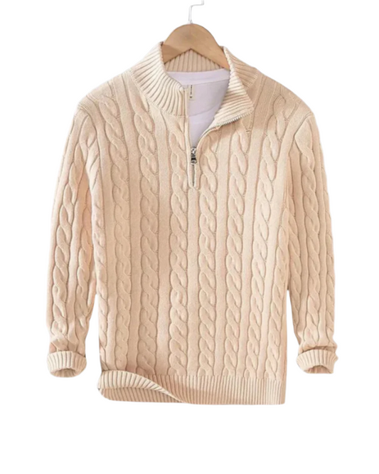 MOOSA - Pietro Sweater Halve Ritssluiting