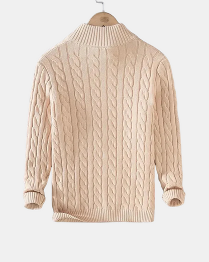 MOOSA - Pietro Sweater Halve Ritssluiting