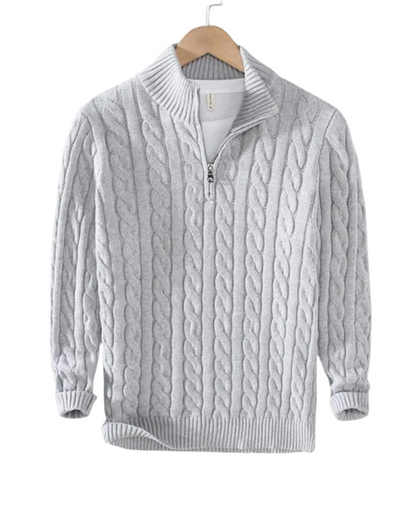 MOOSA - Pietro Sweater Halve Ritssluiting
