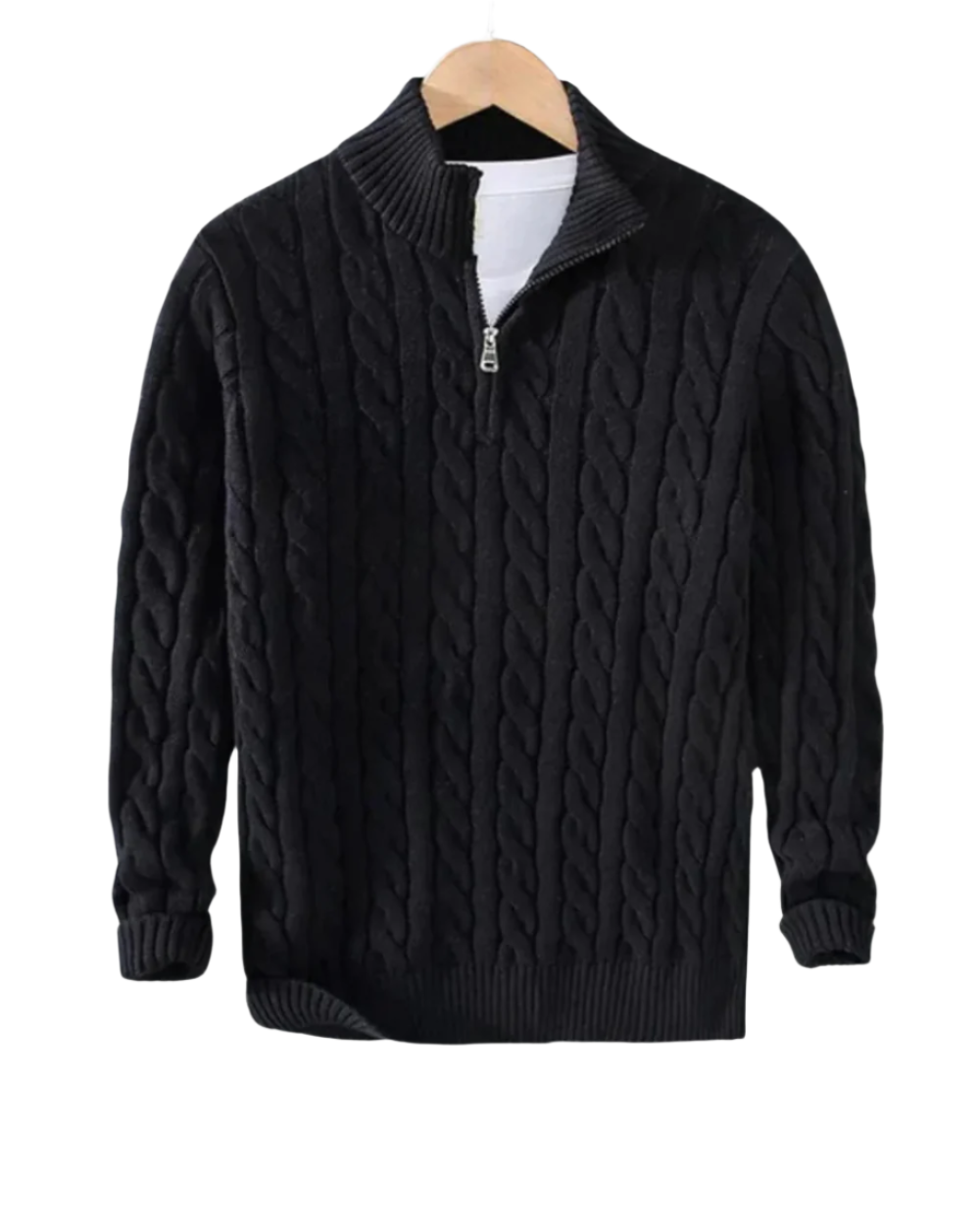 MOOSA - Pietro Sweater Halve Ritssluiting